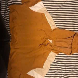 Long sleeve crop top sweater